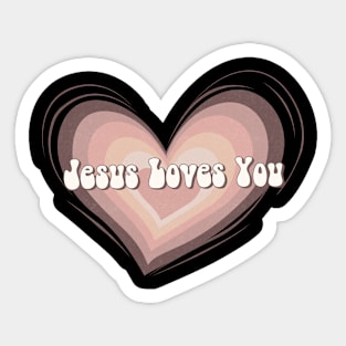 Jesus Loves You Sticker